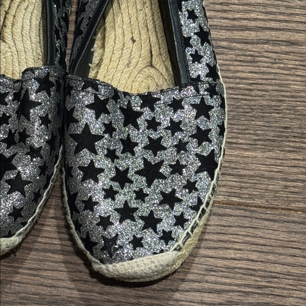 Saint Laurent Black and Silver Stars Detail Size 38.5/8.5 - Picture 2 of 6